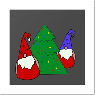 Gnome Christmas Posters and Art